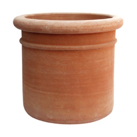 Smooth Impruneta Terracotta Cylinder